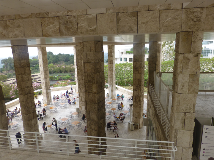 Garden Terrace underneath the Exhibition Pavilion.